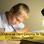 ev odevi ders calisma onerileri gaziantep pedagog cocuk psikologu